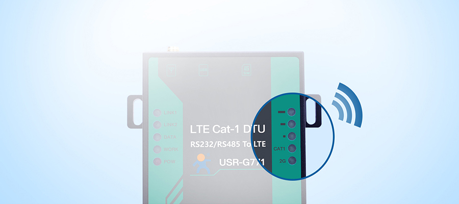 cat1 dtu 贴心的信号状态指示灯显示